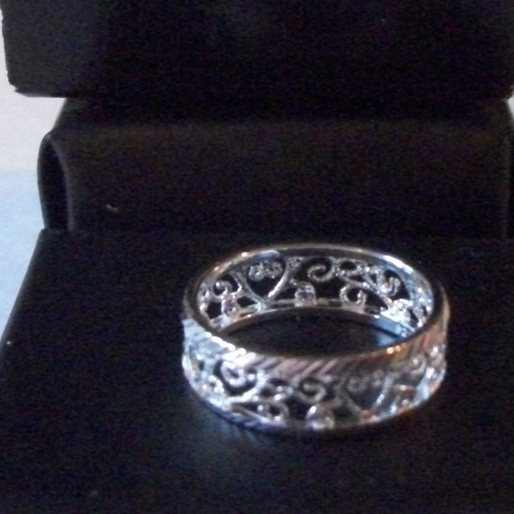Clearance NIB Sterling Silver Filigree Ring 5